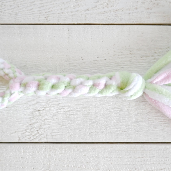 Fleece Dog Tug Toy Medium - Watermelon - Picture 3 of 5